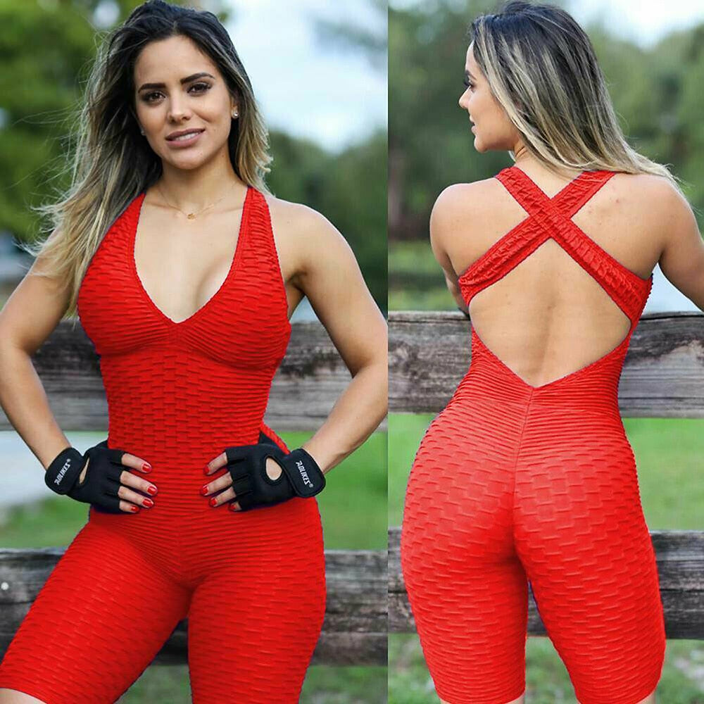 Sexy Backless Sport Fitness Bodysuits - riseaboveshopping