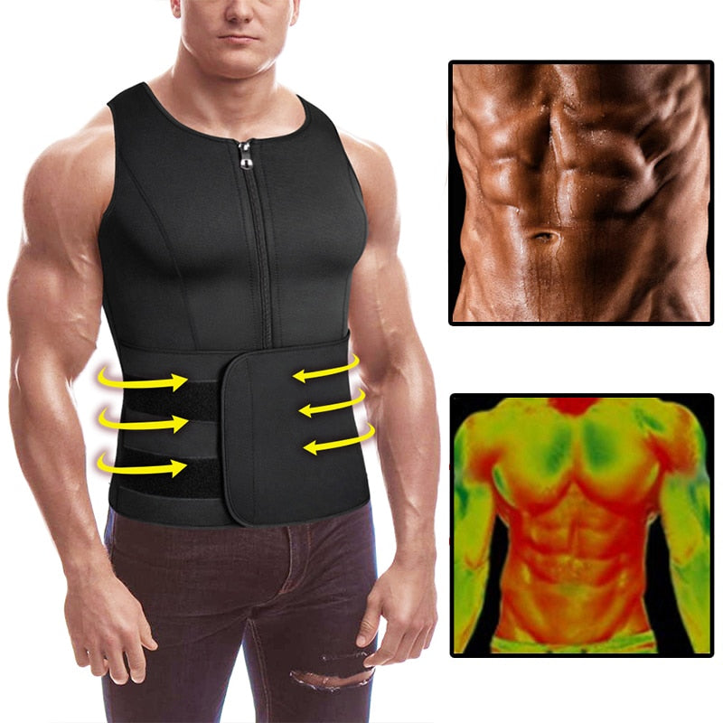 Neoprene Men's Shapers Sweat Vest - riseaboveshopping