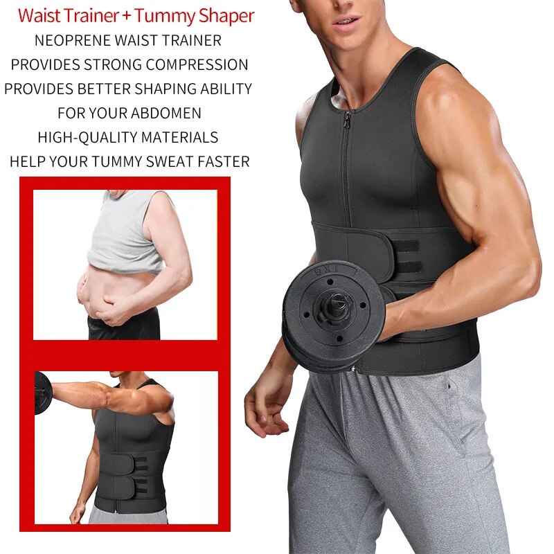 Men Waist Trainer Vest - riseaboveshopping