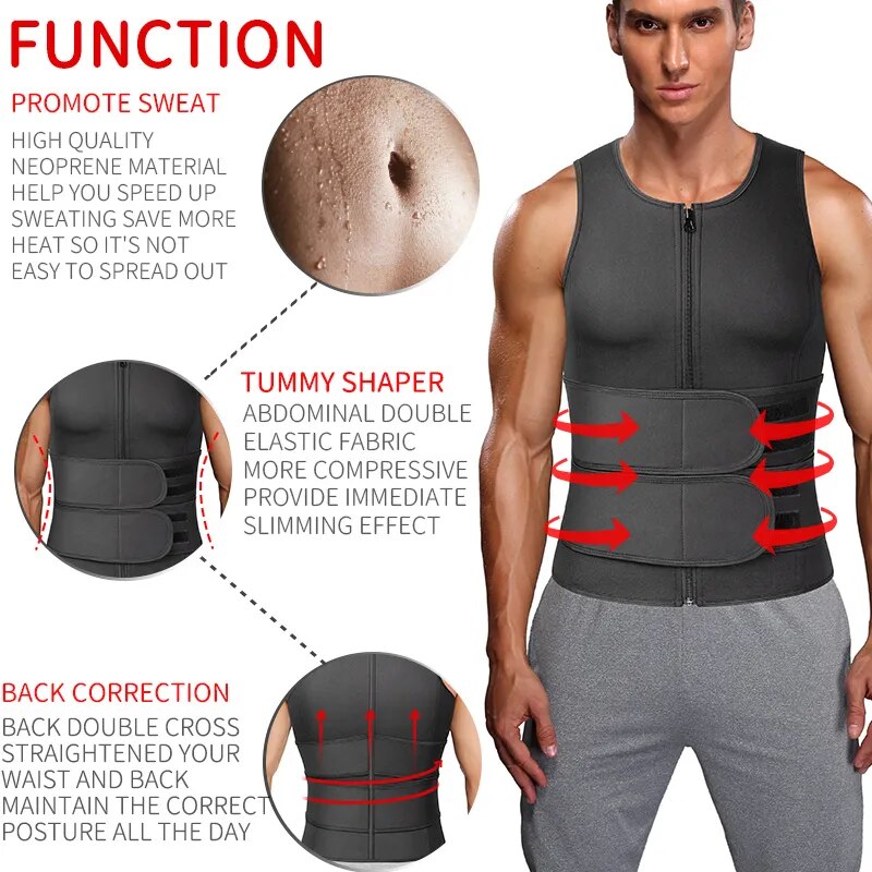 Men Waist Trainer Vest - riseaboveshopping