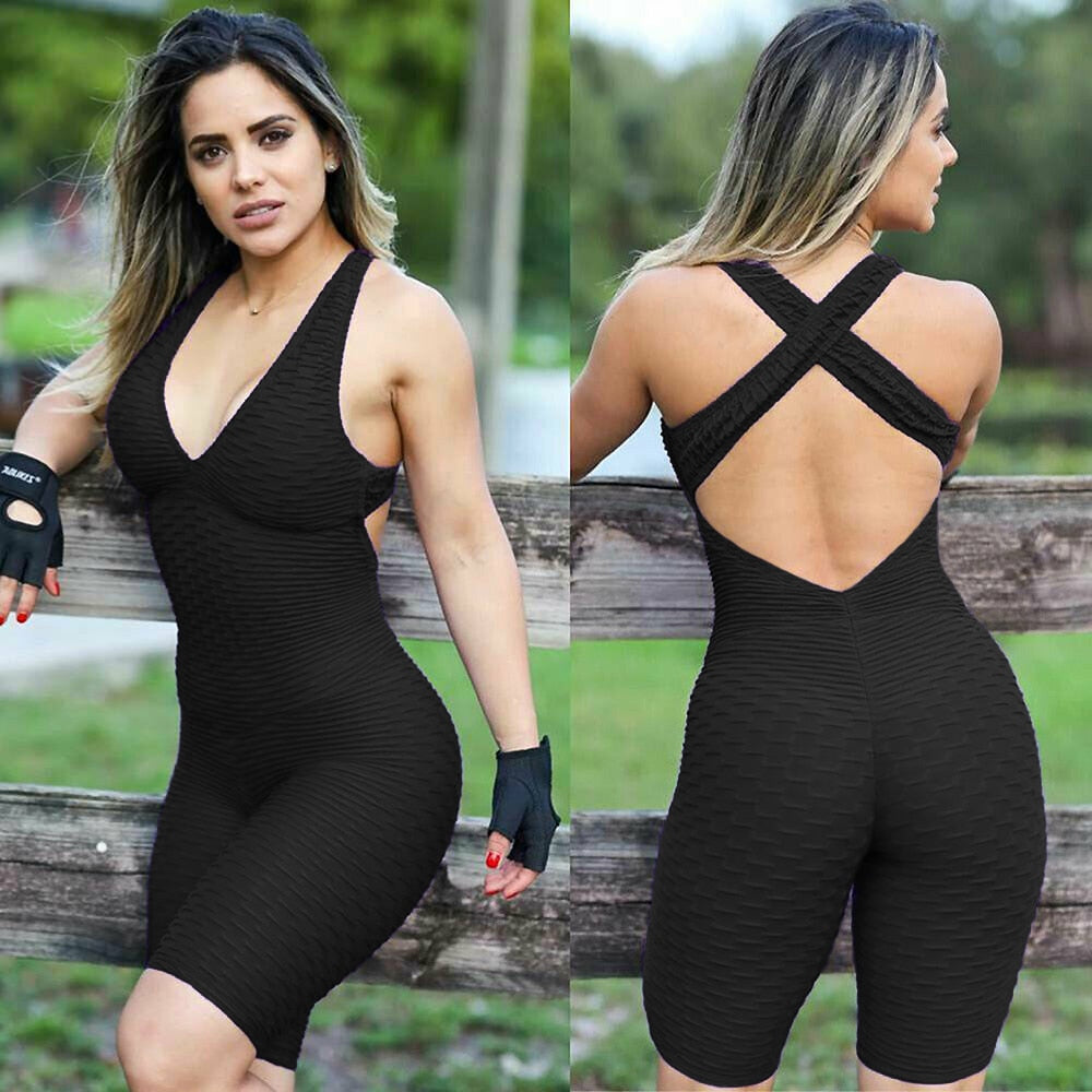 Sexy Backless Sport Fitness Bodysuits - riseaboveshopping