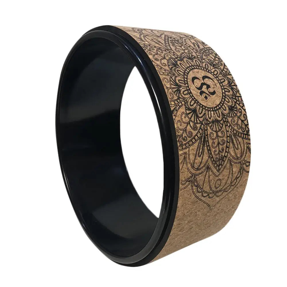 High Quality Natural Cork Yoga Wheel