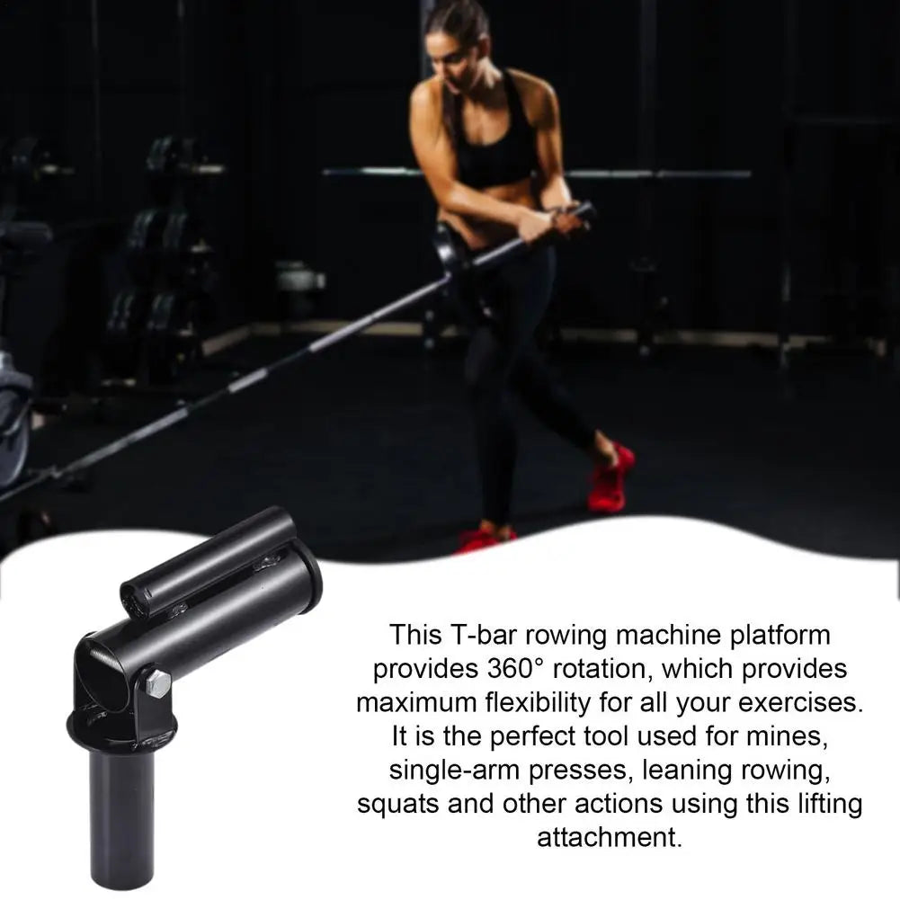 Gym T-Bar Rotation Post Insert for Barbell Landmines