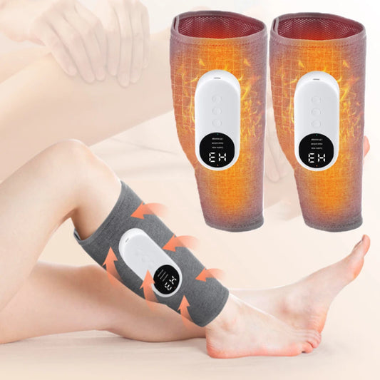 360° Wireless Air Pressure Leg Massager With Heat Compression 3 Modes