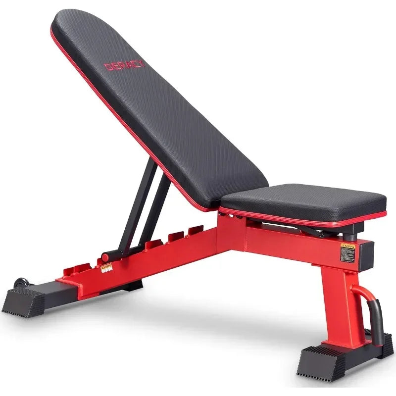 DERACY Adjustable Weight Bench for Full Body Workout