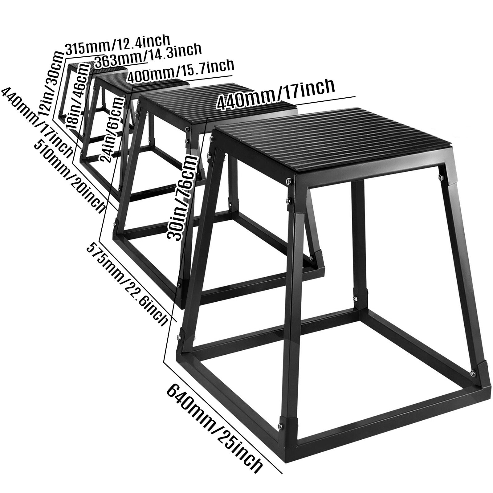 Plyometric Box Set 4 PCS Set - riseaboveshopping