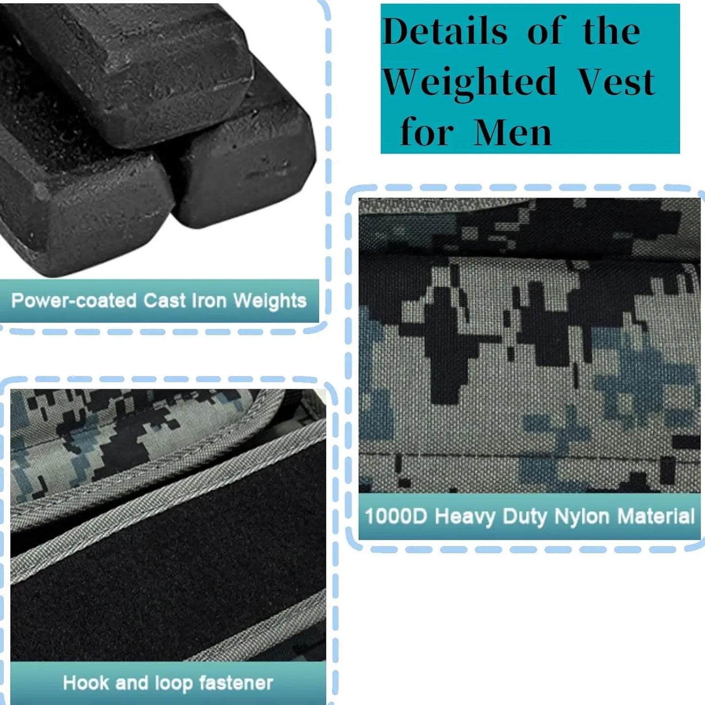 Adjustable Weighted Vests Strength Training Running