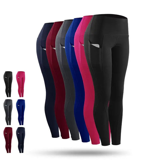 High Waist Seamless Leggings With Pocket