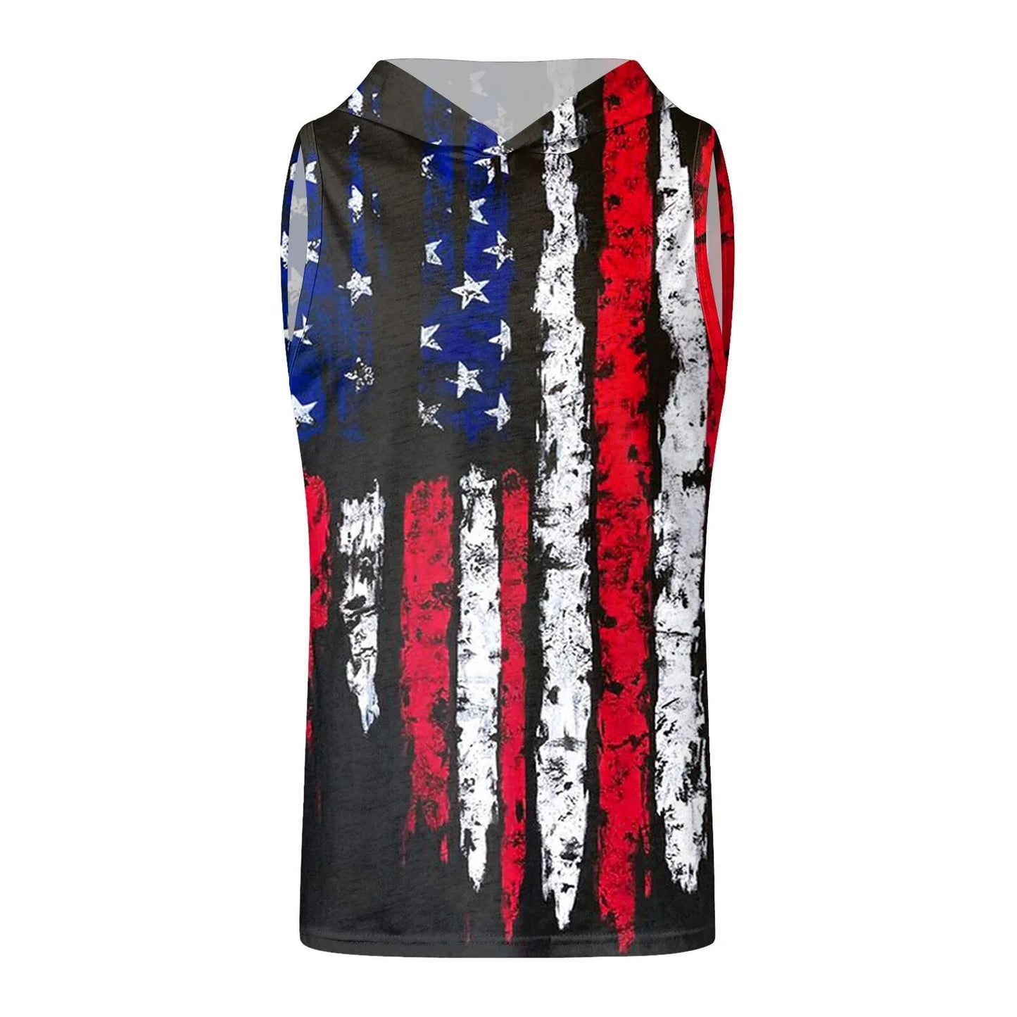 American Flag Print Tank Top - riseaboveshopping