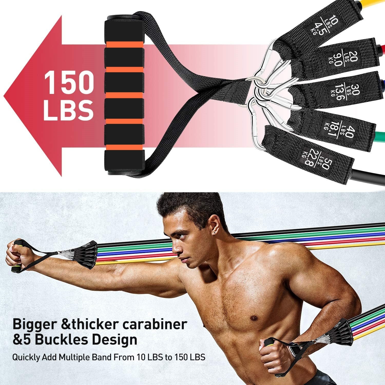 Resistance Bands Set - riseaboveshopping