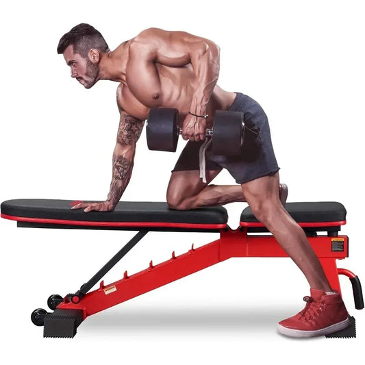 DERACY Adjustable Weight Bench for Full Body Workout