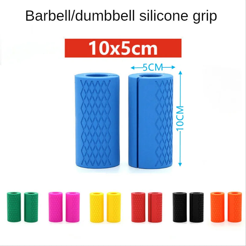 Thick Dumbbell Bar Handle Silicon Anti-Slip Protect Pad