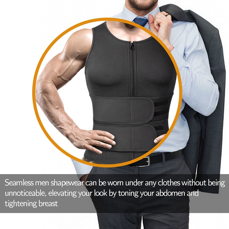 Neoprene Men's Shapers Sweat Vest - riseaboveshopping