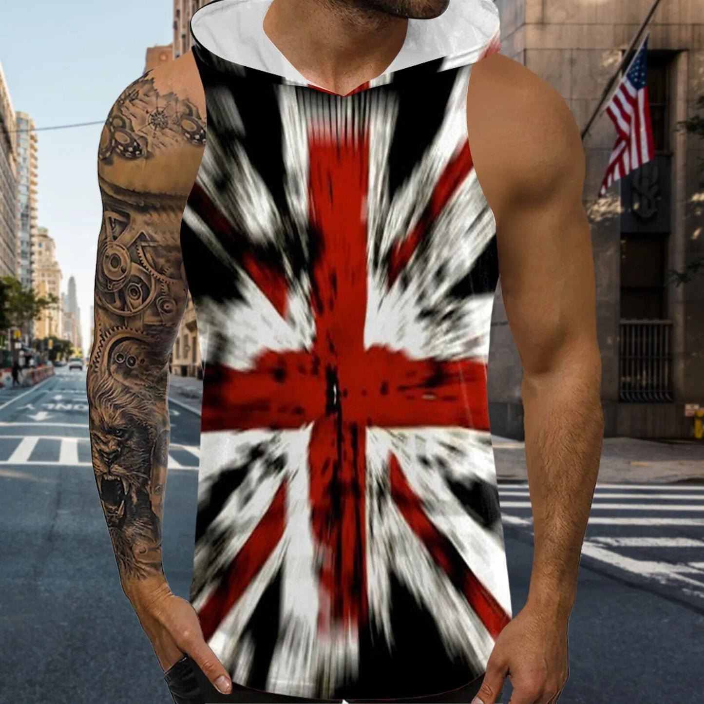 American Flag Print Tank Top - riseaboveshopping